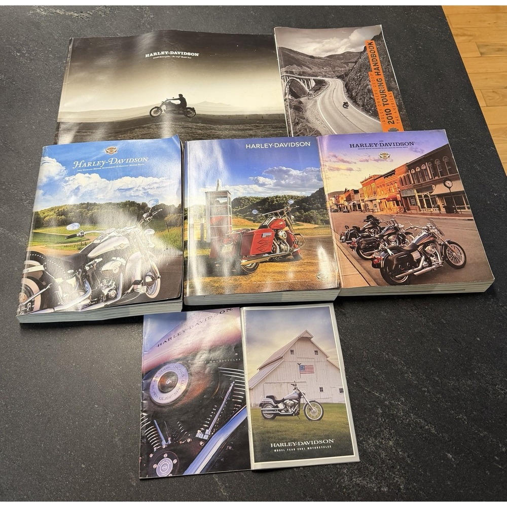 Harley Davidson Catalog Lot 1999 2001 2003 2006 2007 2008 2010 Touring OEM